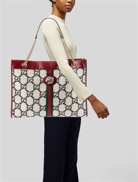 gucci rajah large tote|gucci tweed gg rajah.